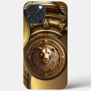 Leo, zodiac, guld, Birth, design, trend