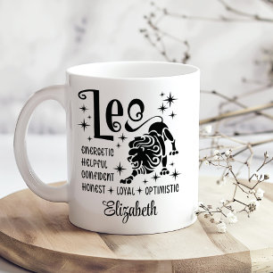 Leo Zodiac Horoscopes eget namn Kaffemugg