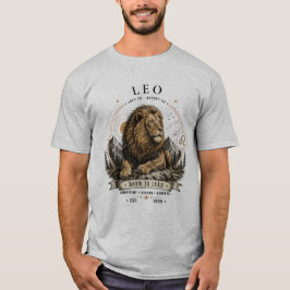 Leo Zodiac Lion Herr T-Shirt