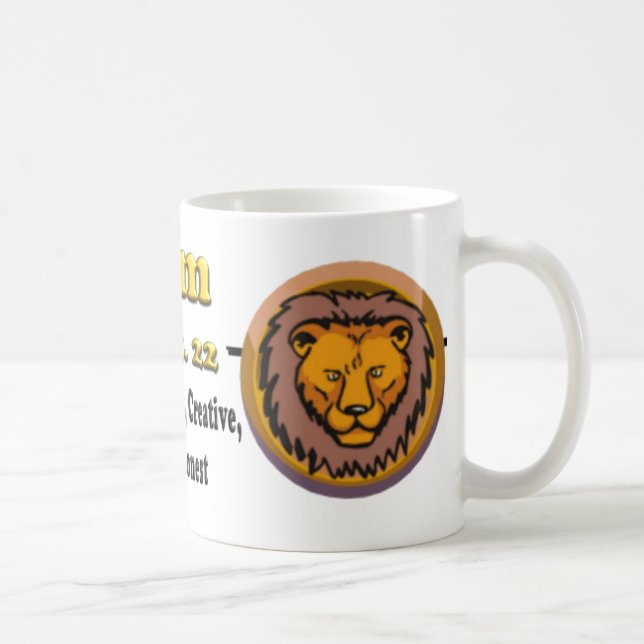 Leo Zodiac Mors dag Coffee Mugg (Höger)