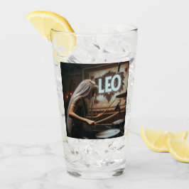 Leo Zodiac Musician Drums Glaskopp