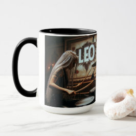 Leo Zodiac Musician Drums Mugg