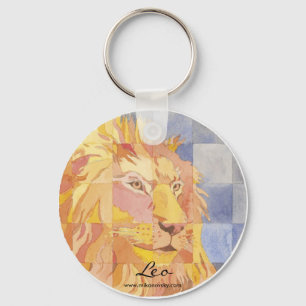 Leo Zodiac Nyckelring