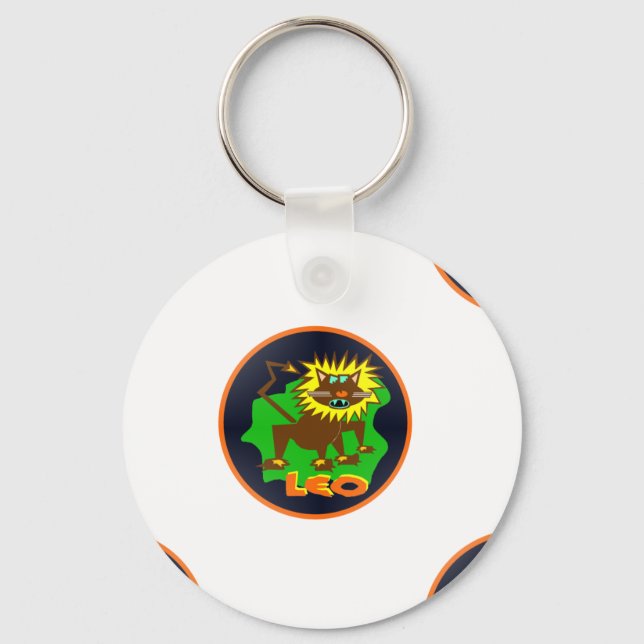 leo zodiac nyckelring (Framsida)