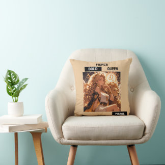 Leo Zodiac Pillow Personalized Astrology Gift Kudde