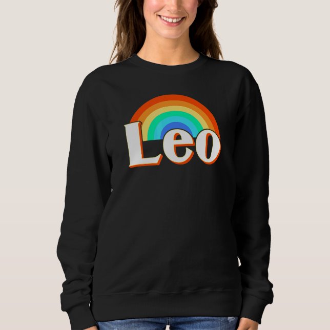Leo Zodiac Sign 4 T Shirt (Framsida)