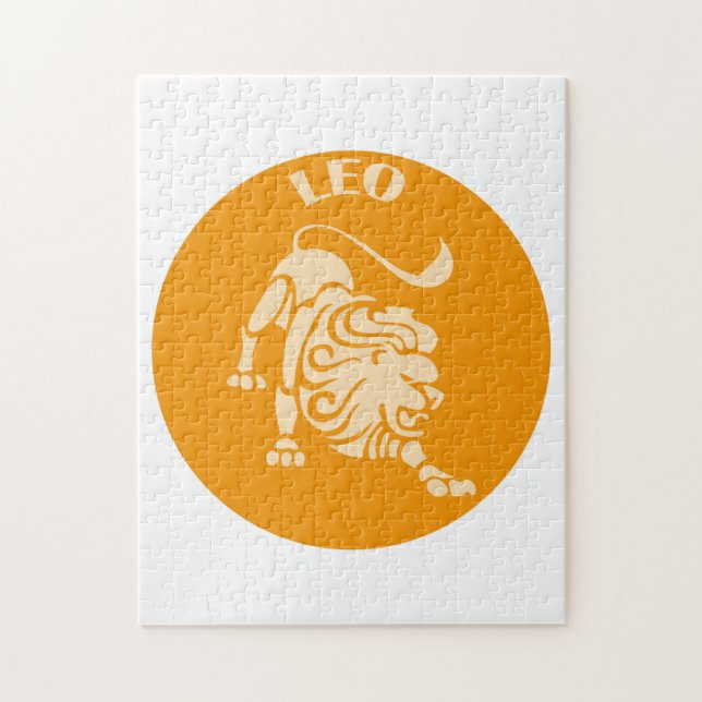 Leo, Zodiac Sign, Horoscope, Astrology Pussel (Vertikal)