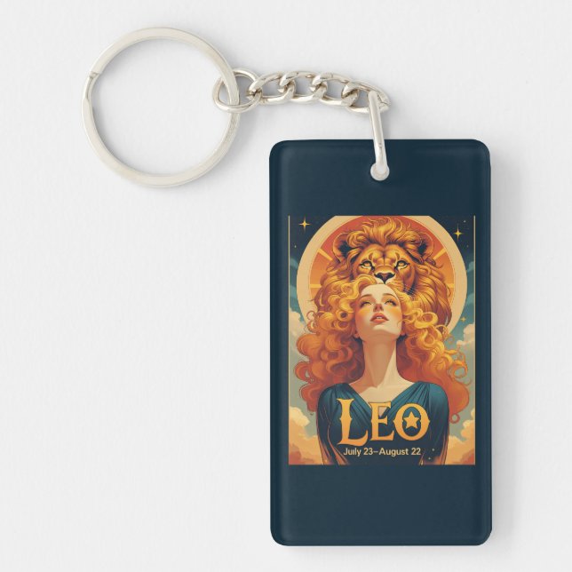 Leo Zodiac Sol Sign Lejon (Framsidan)