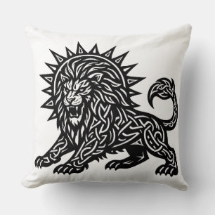 Leo Zodiac Stjärnbild Lejonets Man BurnsInHell Kudde