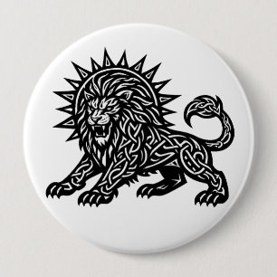 Leo Zodiac Sun‑Mane Lejon BurnsInHell Knapp