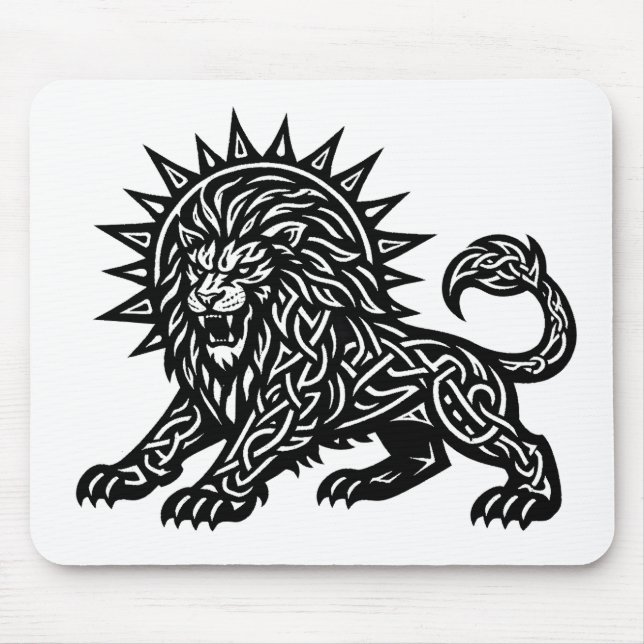 Leo Zodiac Sun‑Manen Lejon | BurnsInHell Musmatta (Framsidan)