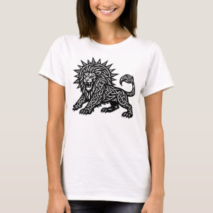 Leo Zodiac Sun‑Manen Lejon BurnsInHell T Shirt