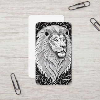 Leo Zodiac-tecken - Astrologisk Lejon Visitkort