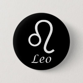 "Leo" Zodiac-tecken Knapp