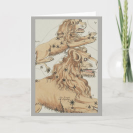 Leo Zodiac-tecken Kort