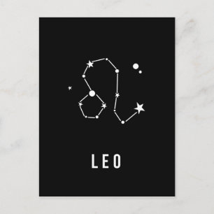 Leo Zodiac-teckenoffert Vykort