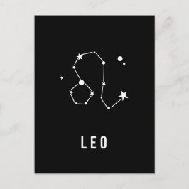 Leo Zodiac-teckenoffert Vykort