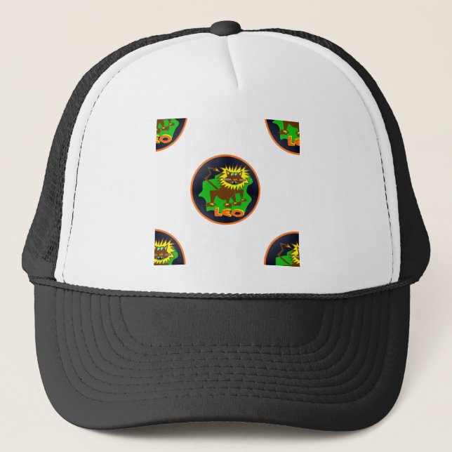 leo zodiac truckerkeps (Framsida)