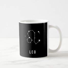 Leo Zodiac undertecknar citationstecken Kaffemugg