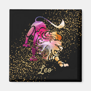 Leo - Zodiac undertecknar Magnet