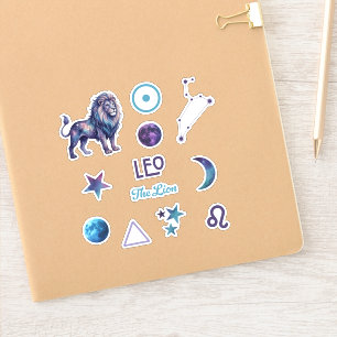 Leo Zodiak Klistermärksamling Klistermärken