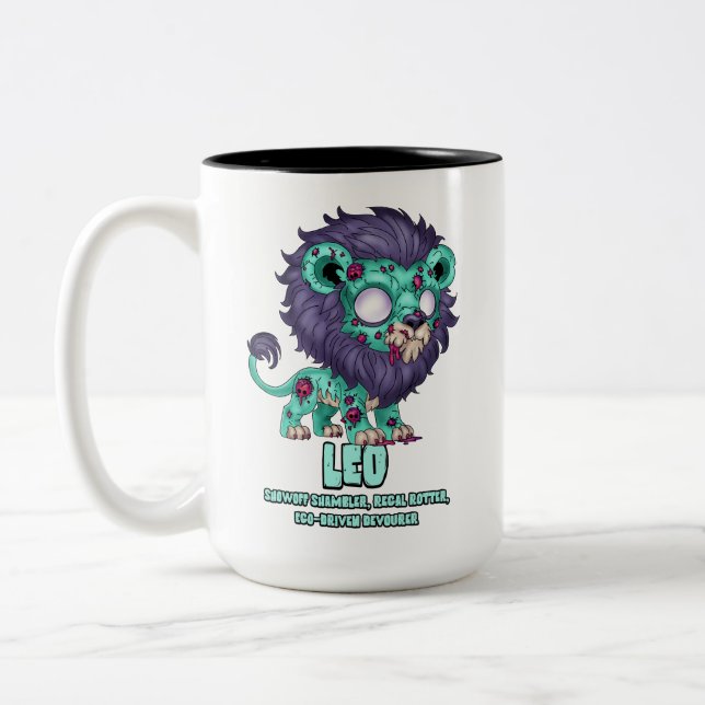 Leo Zombie Två-Tonad Mugg (Vänster)
