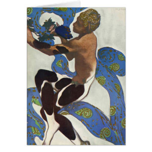 Leon Bakst: Nijinskys Faundräkt Hälsningskort
