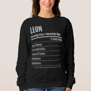 Leon betjänar Storleka kalorier för näringsvärdesd T Shirt