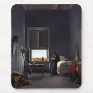 Léon Cogniet, konstnären i sitt rum vid Villa Musmatta