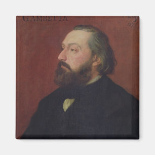 Leon Gambetta 1875 Magnet