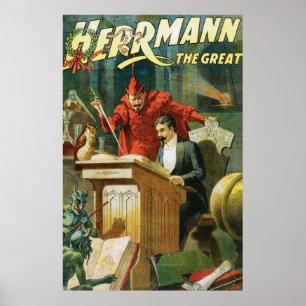 Leon Herrmann som den underbara ~-vintagemagin Poster
