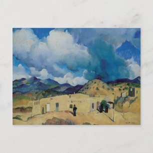 Leon Kroll Santa Fe Backe 1917 Vykort