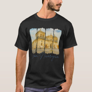 Leon Nicaragua Resa Tripp Penseldrag Leon Souvenir T Shirt