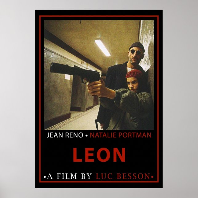 Léon Professionell Alternative Film Poster (Framsidan)