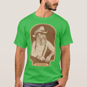 Leon Russell Sepia Tribute T Shirt