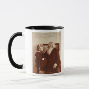 Leon Tolstoy med hans sondotter, Tatiana Mugg