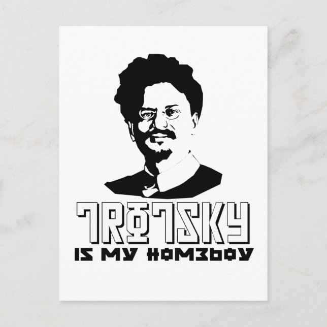 Leon Trotsky är min homie Vykort (Framsida)