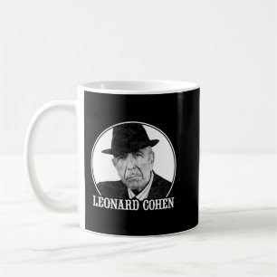 Leonard Cohen Art 60s Stil Kaffemugg