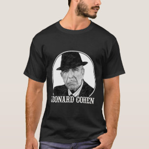 Leonard Cohen Art 60s Stil T Shirt