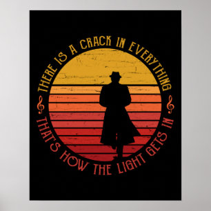 Leonard Cohen Det finns en spricka i allt Poster