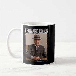 Leonard Cohen Porträtt (2) Kaffemugg