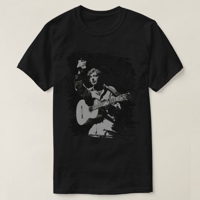 Leonard Cohen Retro poster T Shirt (Design framsida)