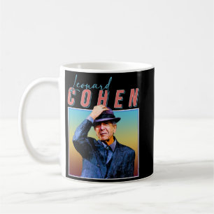 Leonard Cohen Retro Stil Music Fläkt Gifts Kaffemugg