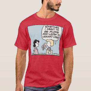 Leonard Cohen Vinyl ObsessiTecknad Fläkt Art Desig T Shirt