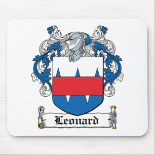 Leonard familjvapensköld musmatta