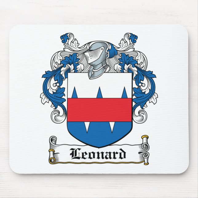 Leonard familjvapensköld musmatta (Framsidan)