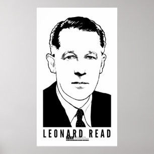 Leonard läste affischen poster