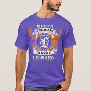 Leonard Namn Shirt underskattar aldrig effekten av T