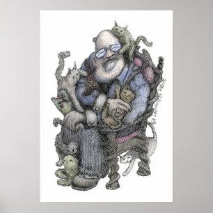 Leonard Oberlender-Färg - Poster