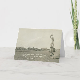 Leonard Stroud rider. Kort